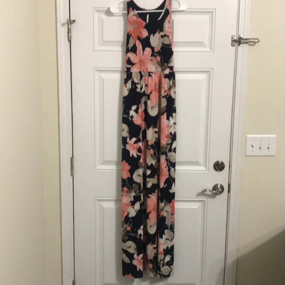 Floral Print Maxi Dress